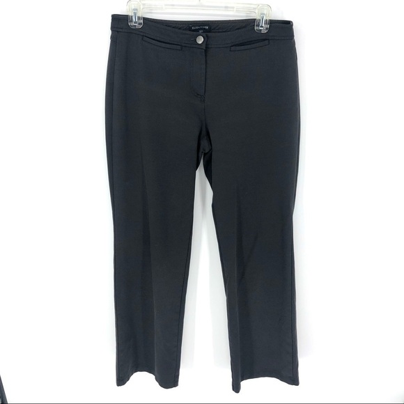 Eileen Fisher Gray Stretch Ponte Knit Pants Straight Leg Size XS - Picture 1 of 6